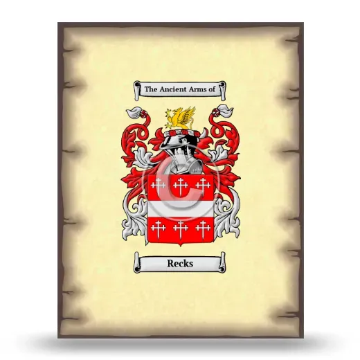 Recks Coat of Arms Print