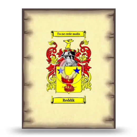 Reddik Coat of Arms Print