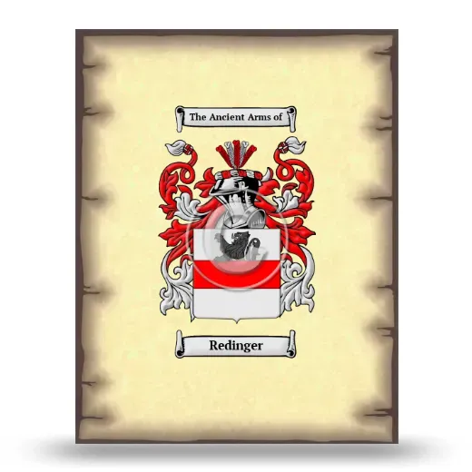Redinger Coat of Arms Print