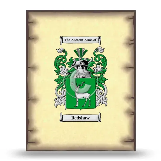 Redshaw Coat of Arms Print