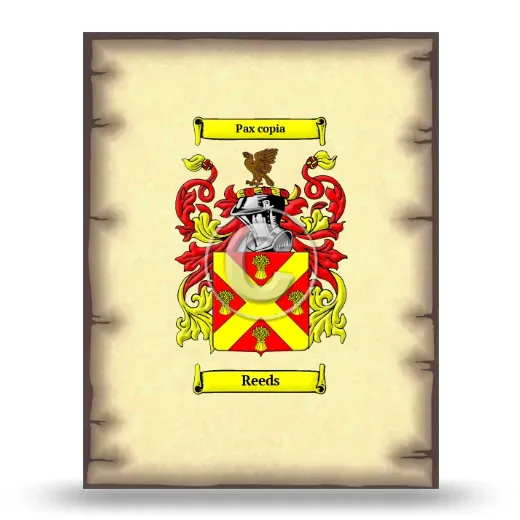 Reeds Coat of Arms Print