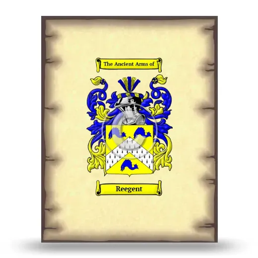 Reegent Coat of Arms Print