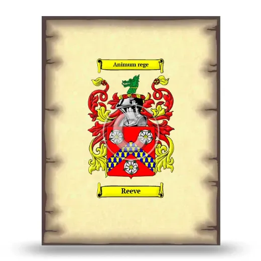 Reeve Coat of Arms Print