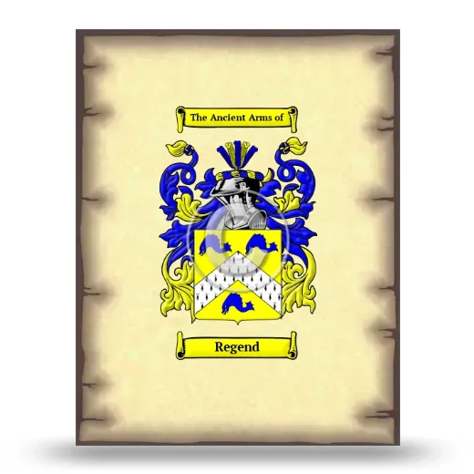 Regend Coat of Arms Print