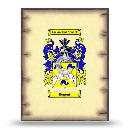 Regent Coat of Arms Print