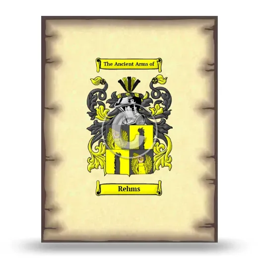 Rehms Coat of Arms Print