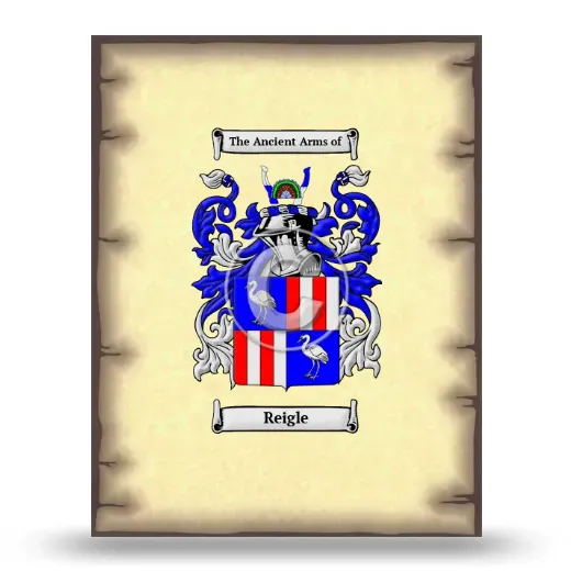 Reigle Coat of Arms Print