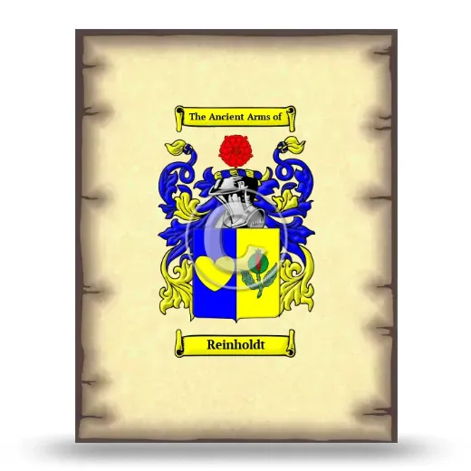 Reinholdt Coat of Arms Print