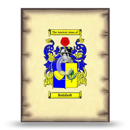 Reinholt Coat of Arms Print