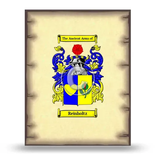Reinholtz Coat of Arms Print