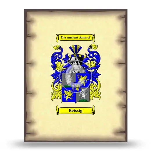 Reissig Coat of Arms Print