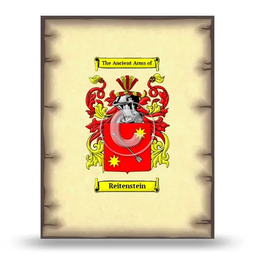 Reitenstein Coat of Arms Print