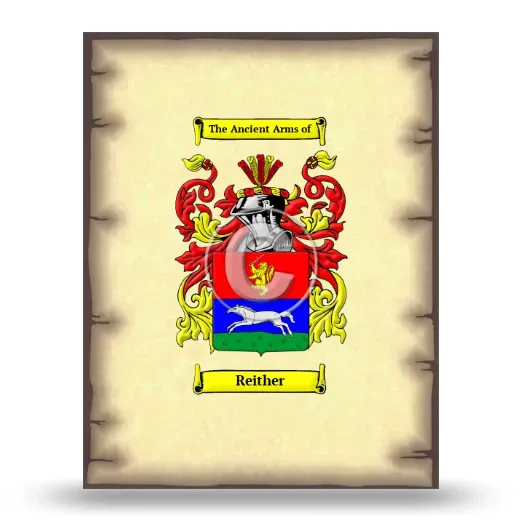 Reither Coat of Arms Print