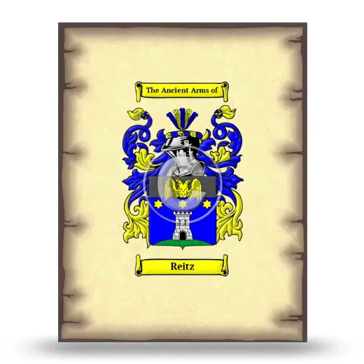 Reitz Coat of Arms Print
