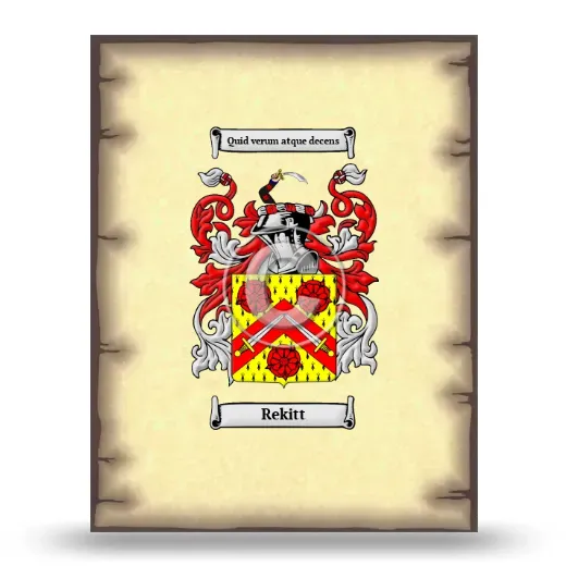 Rekitt Coat of Arms Print