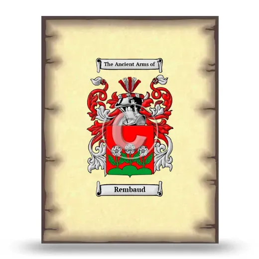 Rembaud Coat of Arms Print