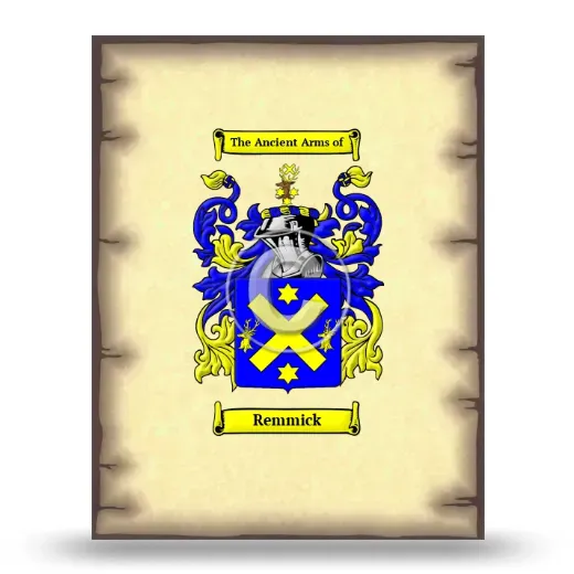 Remmick Coat of Arms Print