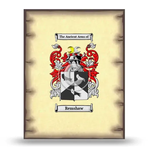 Remshaw Coat of Arms Print
