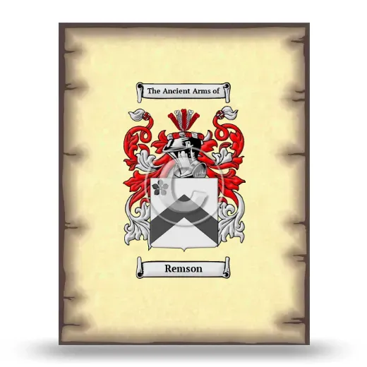 Remson Coat of Arms Print