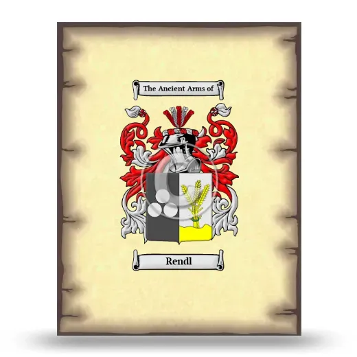 Rendl Coat of Arms Print