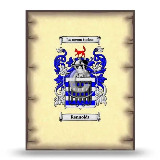 Rennolds Coat of Arms Print