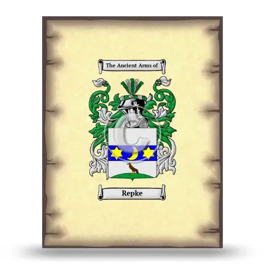 Repke Coat of Arms Print