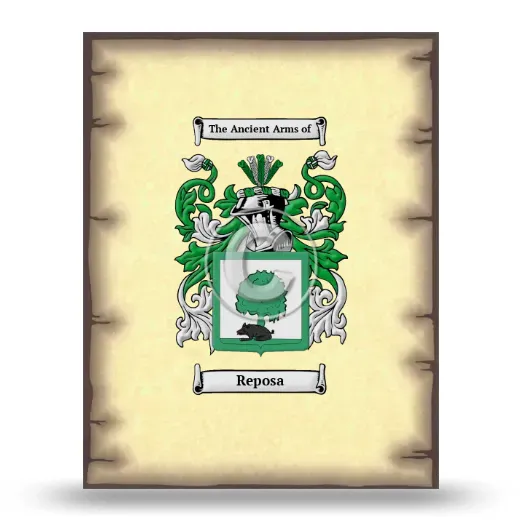 Reposa Coat of Arms Print