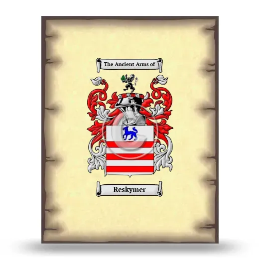 Reskymer Coat of Arms Print