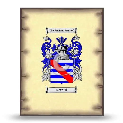 Retard Coat of Arms Print