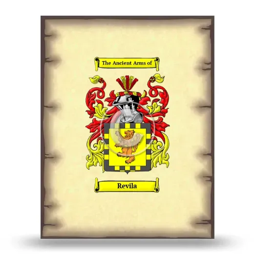 Revila Coat of Arms Print