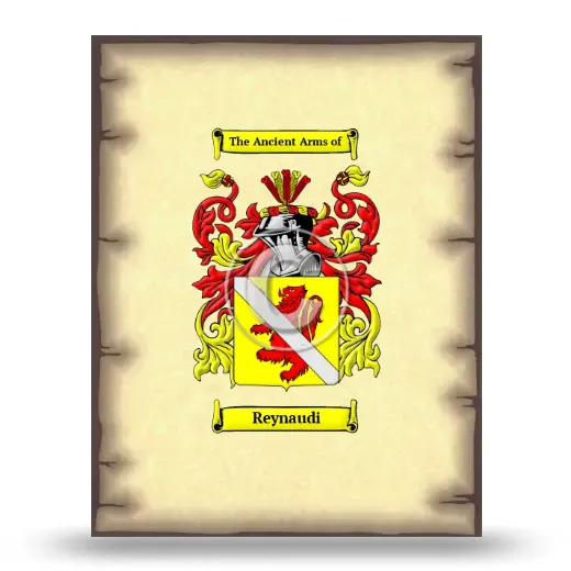 Reynaudi Coat of Arms Print