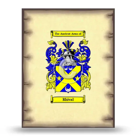 Rhival Coat of Arms Print