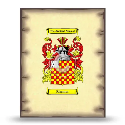 Rhymer Coat of Arms Print