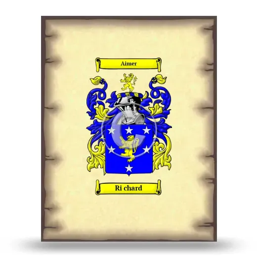 Ri chard Coat of Arms Print