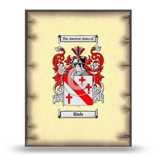 Rials Coat of Arms Print