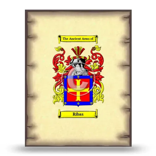 Ribas Coat of Arms Print