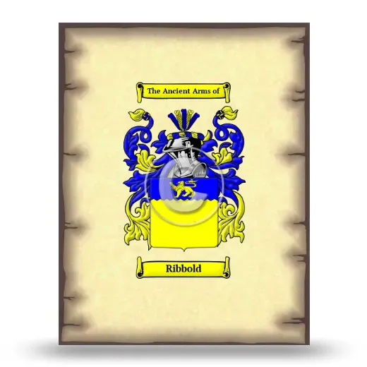 Ribbold Coat of Arms Print
