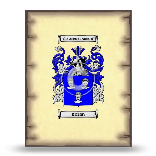 Riccon Coat of Arms Print