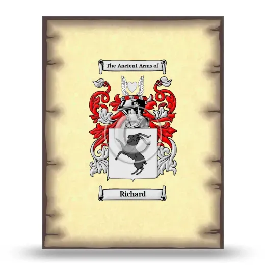 Richard Coat of Arms Print