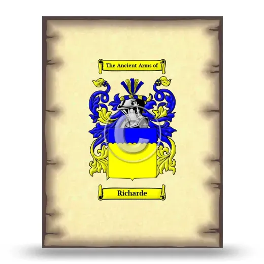 Richarde Coat of Arms Print