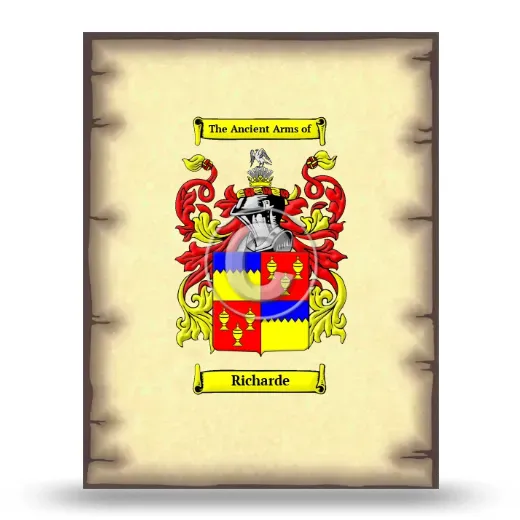 Richarde Coat of Arms Print