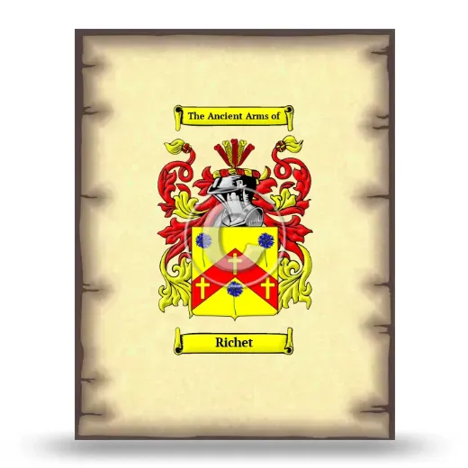 Richet Coat of Arms Print