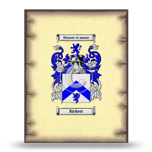 Rickert Coat of Arms Print