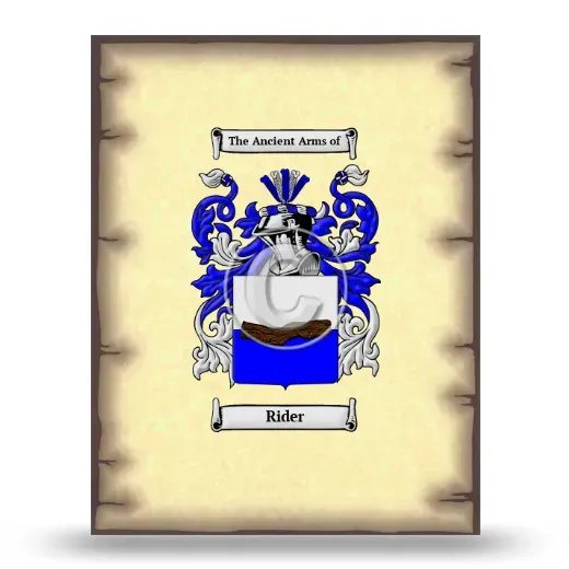 Rider Coat of Arms Print