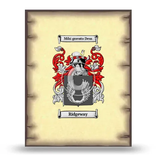 Ridgeway Coat of Arms Print
