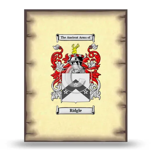 Ridgle Coat of Arms Print