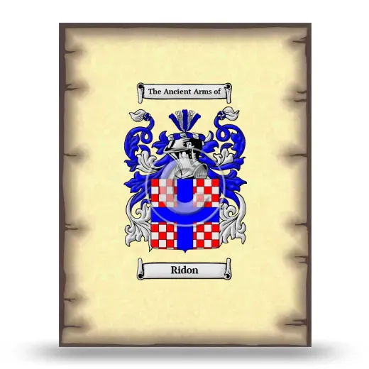 Ridon Coat of Arms Print