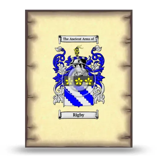 Rigby Coat of Arms Print