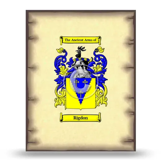 Rigdon Coat of Arms Print