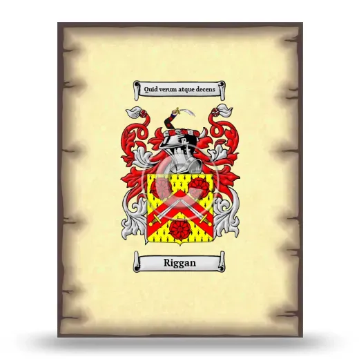 Riggan Coat of Arms Print